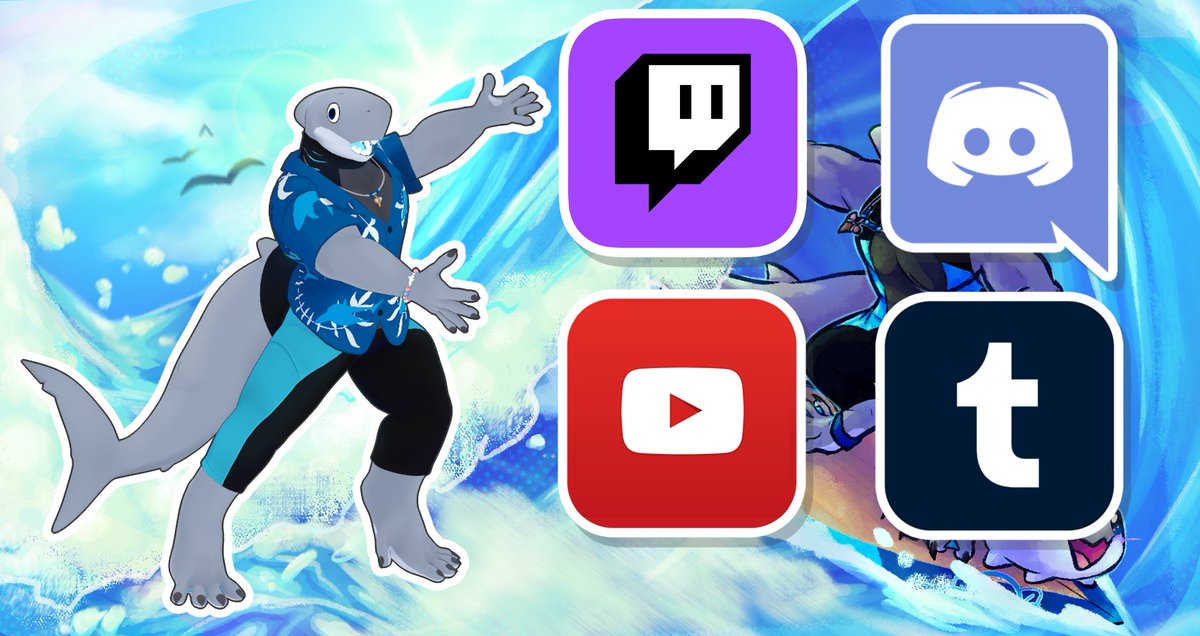 Duke of Ash 🦈 Shark Vtuber tweet media