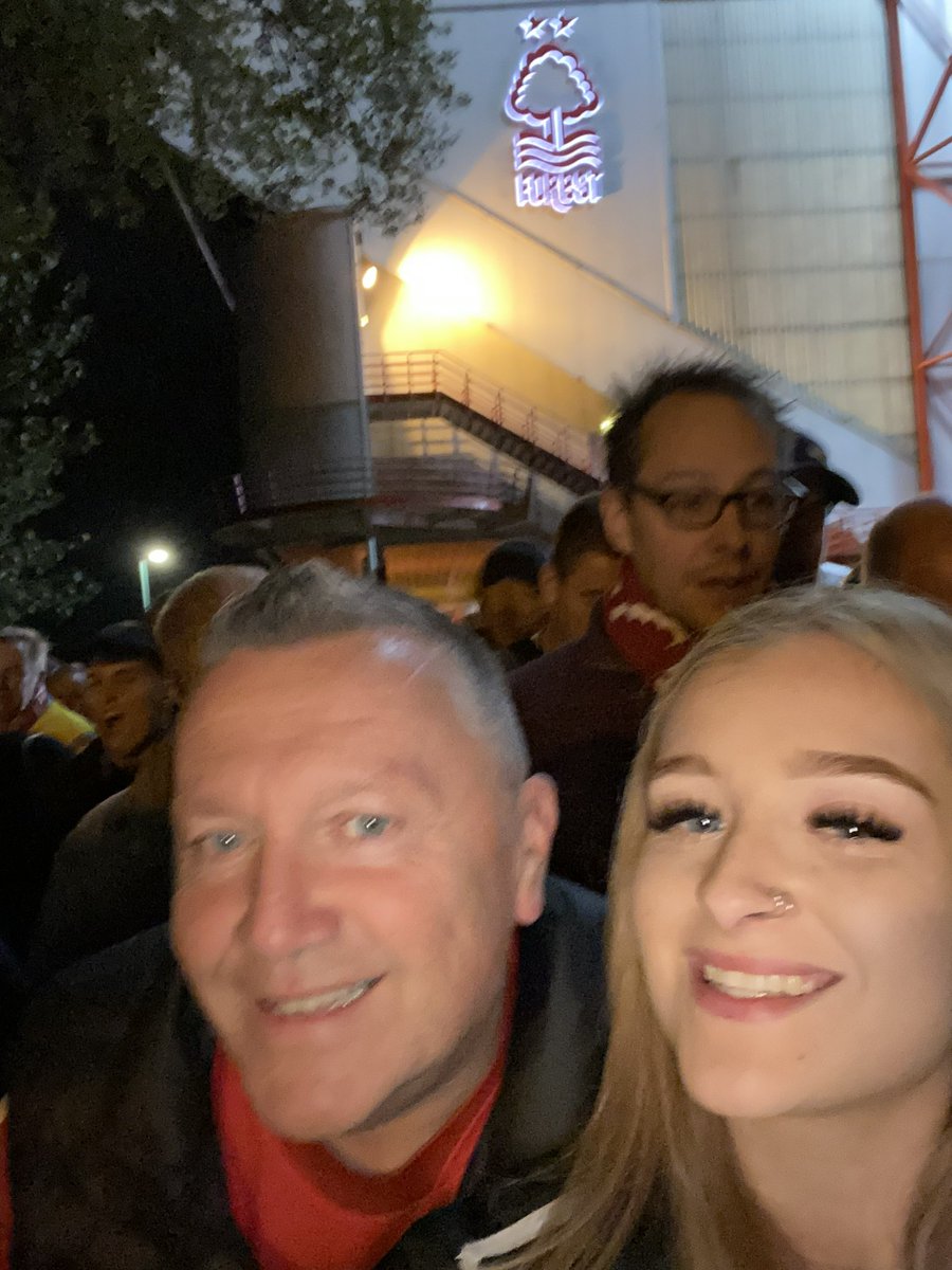 tony261067's tweet photo. If you can’t win it, don’t loose it. Great night out with this one! #nffc #daughtertime https://t.co/U0QF32MFjD