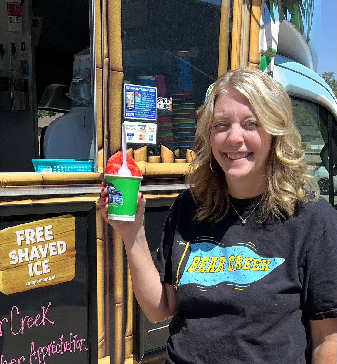 Thank you <a href="/BearCreekPTA/">Bear Creek Elem PTA</a> for the wonderful Kona surprise. So very kind!! <a href="/BearCreekElem/">Bear Creek</a> #TeamBCE