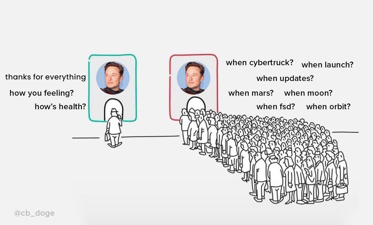 cb_doge's tweet photo. Just a reminder:

Be kind to Elon Musk. He is one of the most selfless humans.✨ https://t.co/y6YcNsdMZV