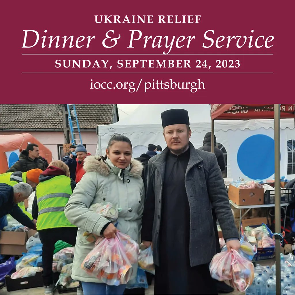 IOCCRelief's tweet photo. β° Only ONE WEEK until the Pittsburgh Ukrainian Relief Dinner & Prayer Service! Time is running out: Register now: https://t.co/4yoTEEUI2Y. Let's come together, offer prayers, enjoy food, and create change! #HumanitarianResponse #UkraineResponse #IOCCRelief https://t.co/UOrBOYep6a