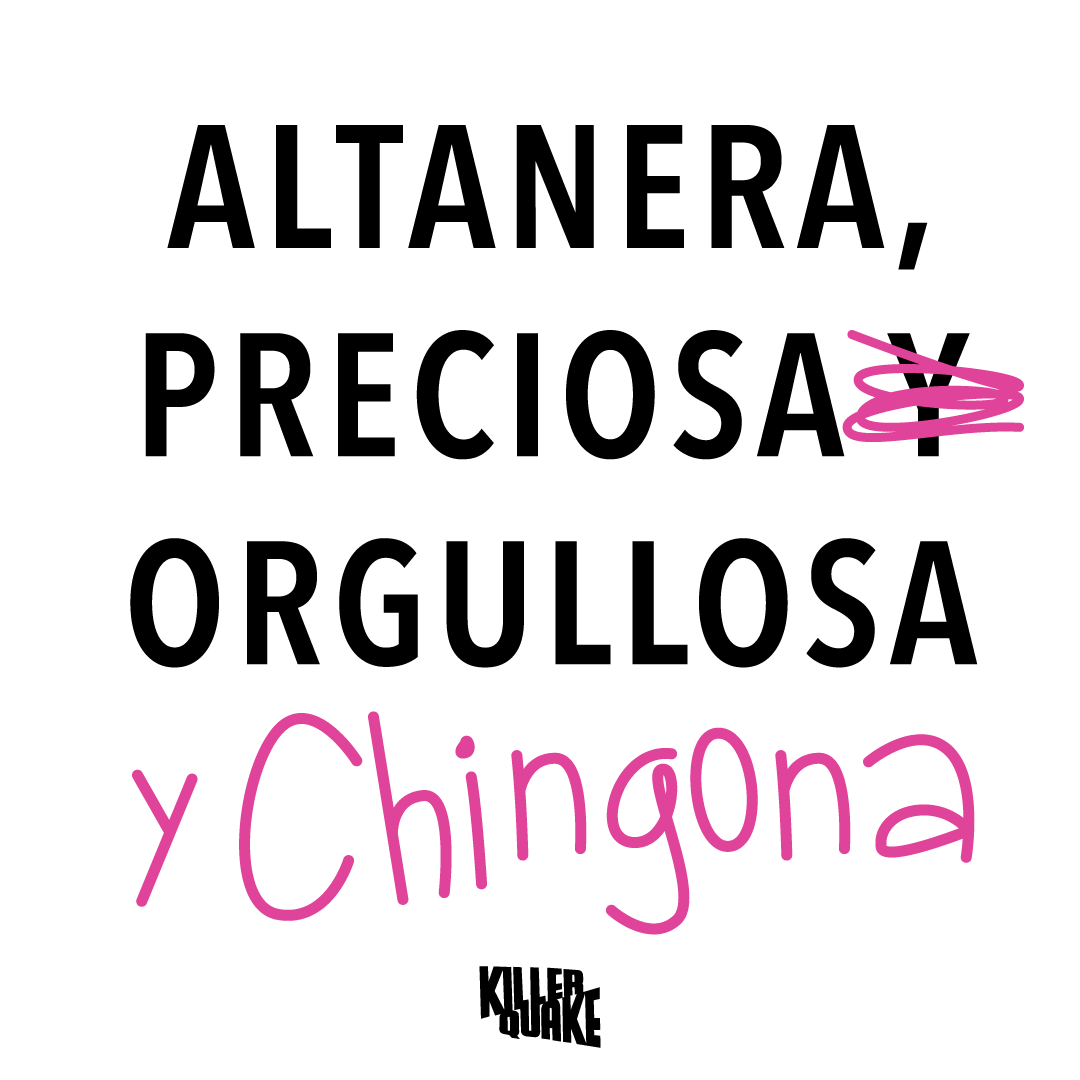 Killer_Quake's tweet photo. Solitaria, camina la chingona 🎶
Visita nuestra tienda 👉 https://t.co/du1Kb1XUKk
#Mexico #wey #chingona
#bikina #cancion #frases https://t.co/5ALVVlOv2g