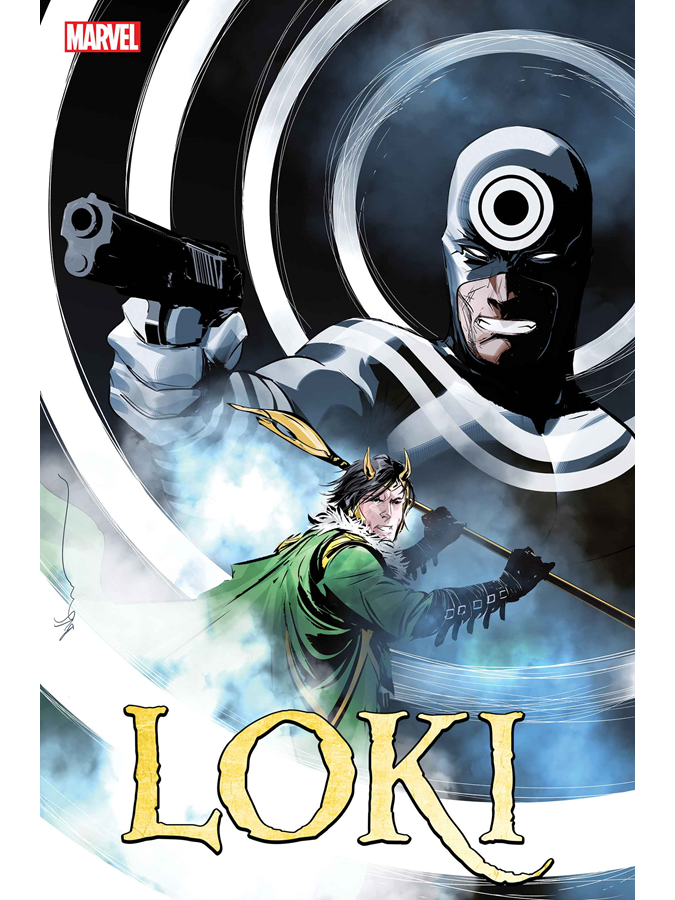 ClassicGPK's tweet photo. Loki (2023) #️⃣4️⃣ — on sale Wed Sep 20.

$3.99 / Pages: 32 / UPC: 75960620236200411

LOKI TAKES TO MIDGARD... WITH BULLSEYE'S TARGET ON HIS BACK! The third shard of Naglfar has fallen to Midgard - and straight into the hands of someone who can make even...

[1/3] https://t.co/E6AKLCtBpR