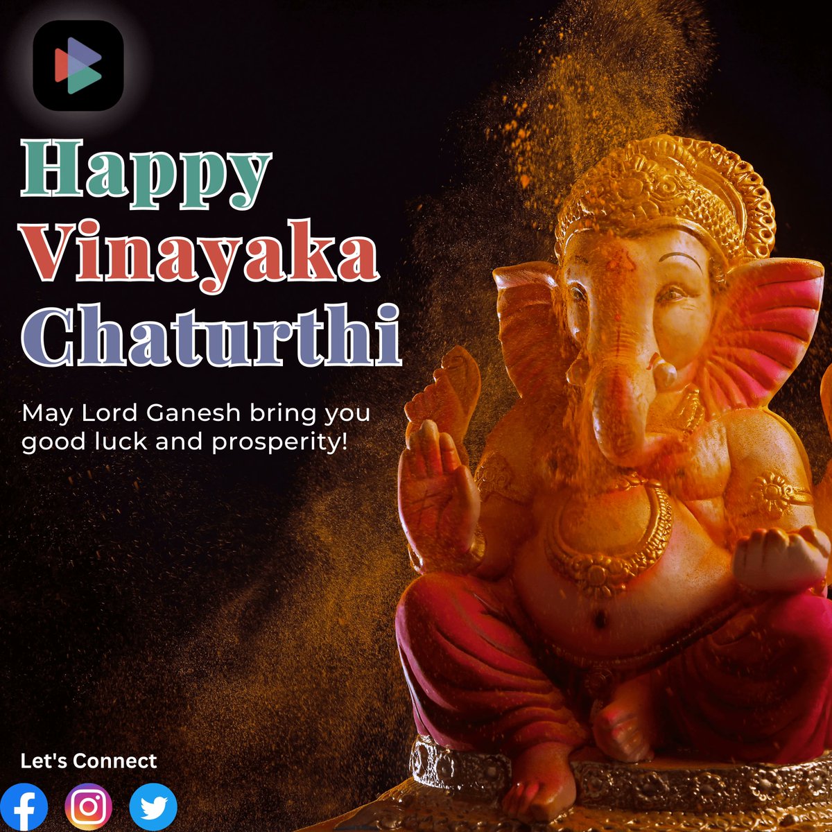 Trillionapps's tweet photo. Happy Ganesh Chaturthi!
Let there be love and laughter in your life with Lord Ganesha's blessings.
#ganeshchaturthi #tech #nizamabad #ContactUs #yourtechpartner #trillionappstechnology https://t.co/5y5ERr29Bs