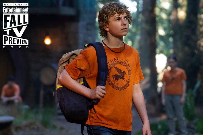 Walker Scobell as Percy in 'Percy Jackson and the Olympians'