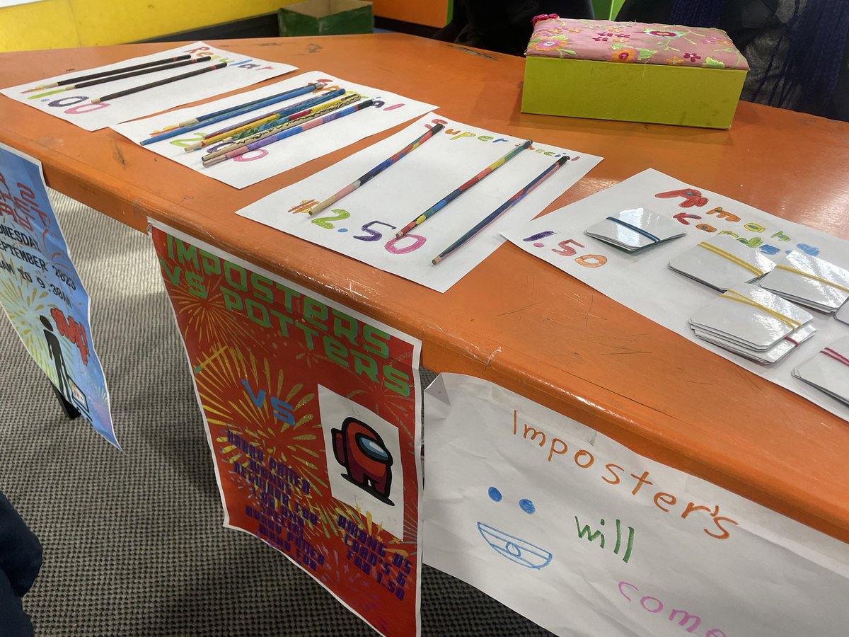 DanseyRenee's tweet photo. I love our Year 2 unit! Such a transdisciplinary unit with data of community interest, money of sales, persuasive writing of their product, design tech of advertisements and products! To end with a market day to raise money for a local community. #ibpyp #pyp #year2 #issfj https://t.co/3Sv3Vt4kGN