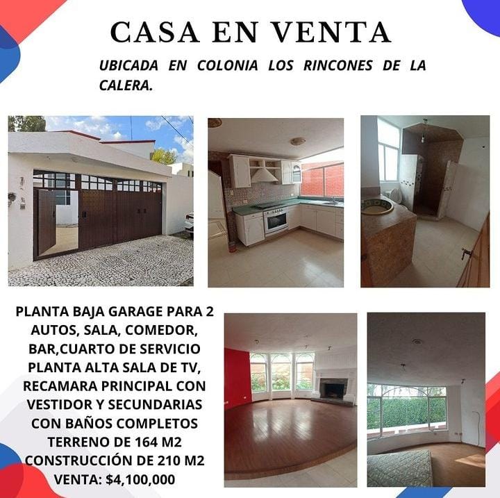 bienes_mg's tweet photo. 🏡 CASA EN VENTA 🏡
Ubicado en Rincones de la Calera 📌
En Puebla 📌
Terreno 164 mt2 🌎
Construcción 210 M2 🏠
¡Comunícate con nosotros para más información!
Nos ayudarías mucho compartiendo con algún interesado ✨ https://t.co/FPAt2xpNwH