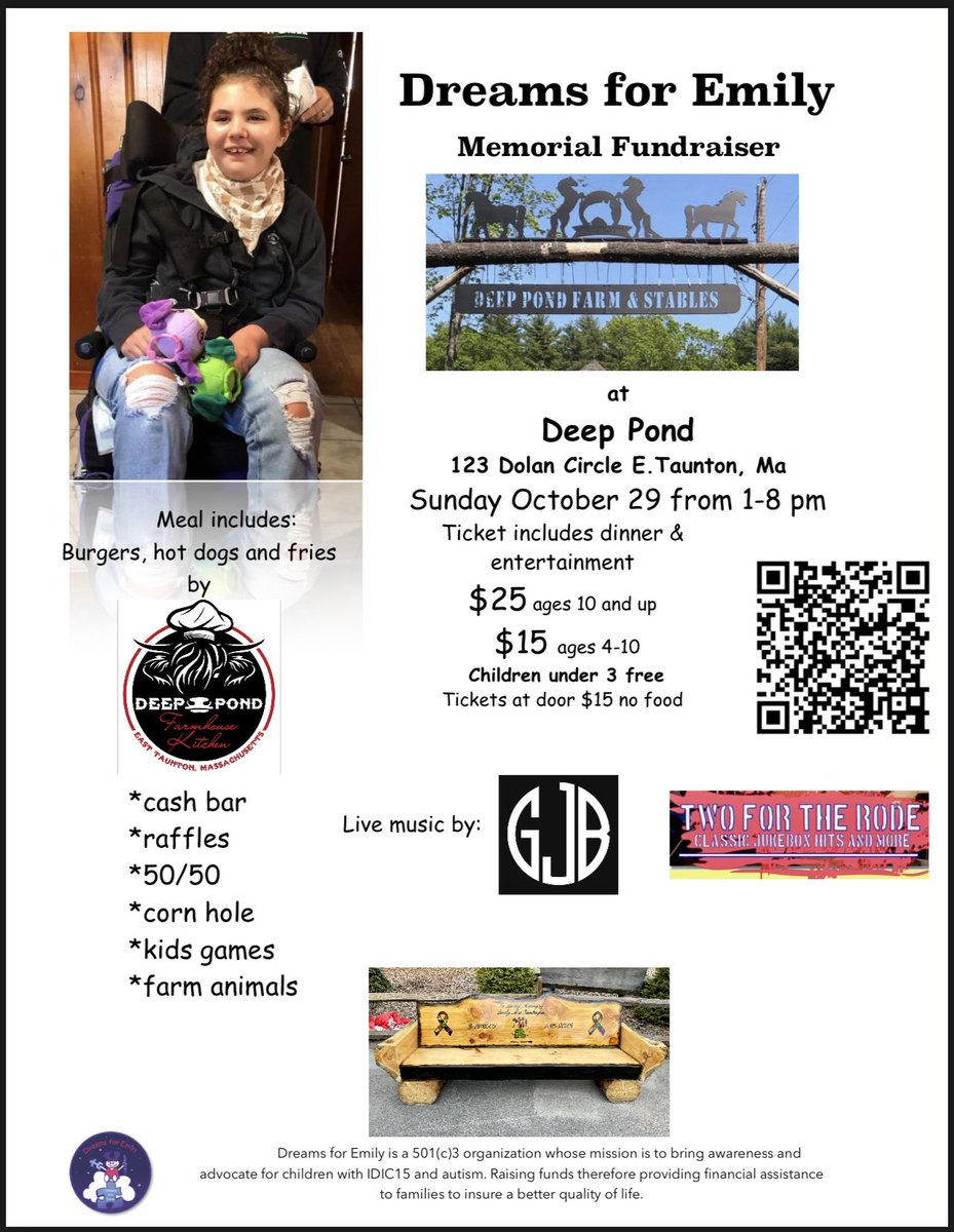 DreamsforEmily's tweet photo. Scan the QR code for your tickets! https://t.co/BeC3AyD1bB