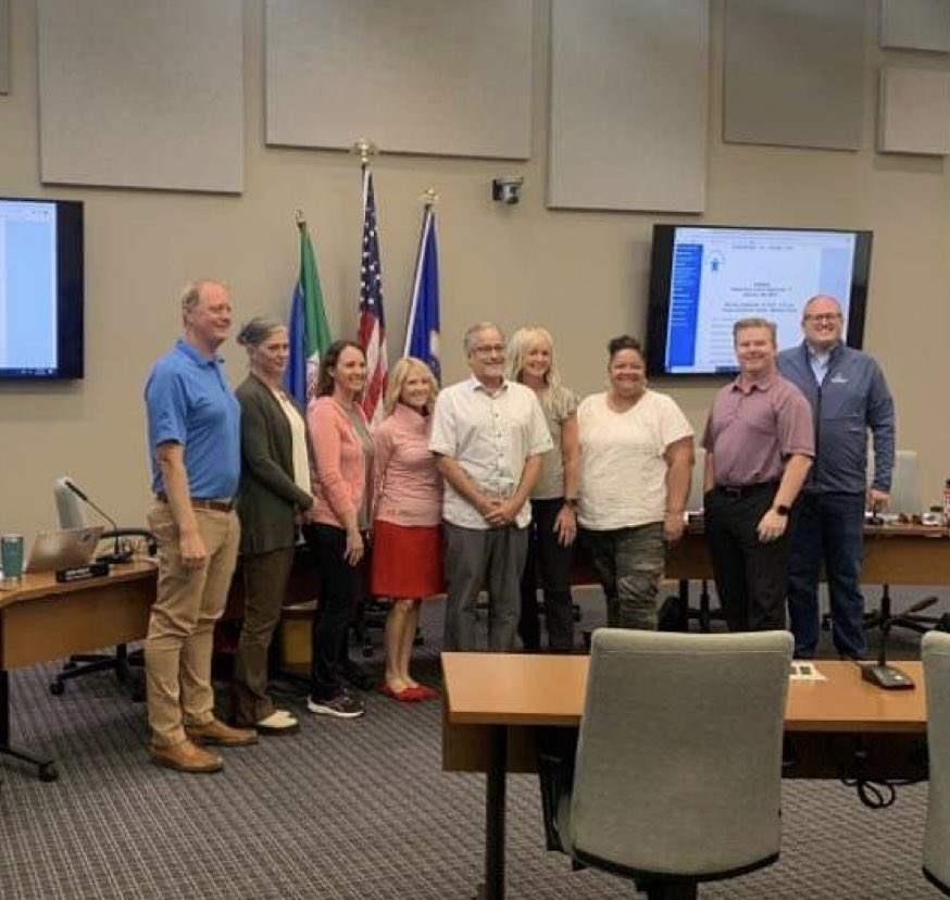 Congratulations and thank you to Mr. Sipe who was recognized by our school board in the staff spotlight this evening. #ScarletPride