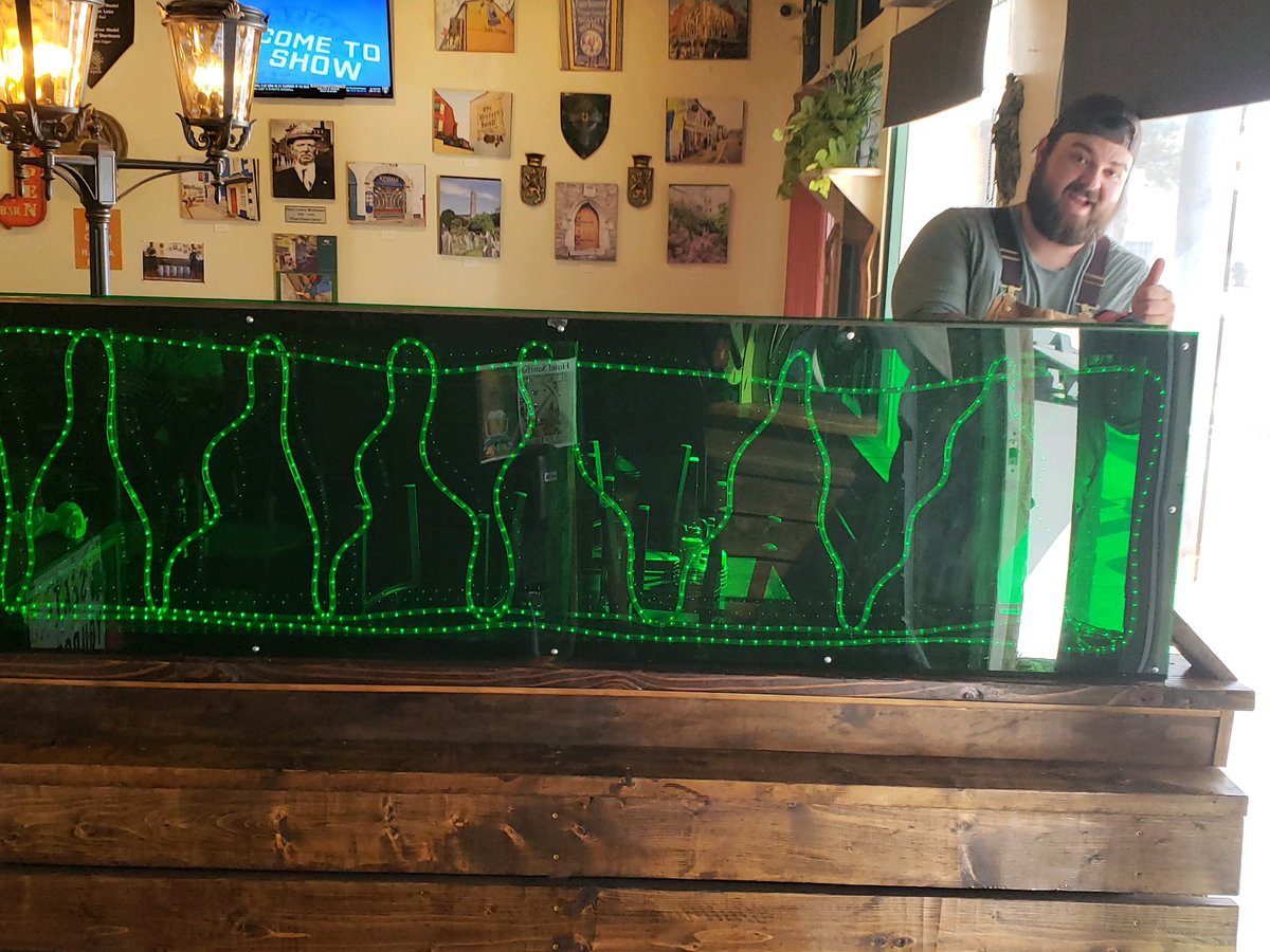 QuarterCeltic's tweet image. Taproom sticker wall 2.0… Cuz our old sticker wall was the van fridge (that now lives in a landfill somewhere) rip lots of cool stickers. #wallsnotgoingsnywhere #wemadeitourselves #stickerwall #nmbreweries #celticbeer