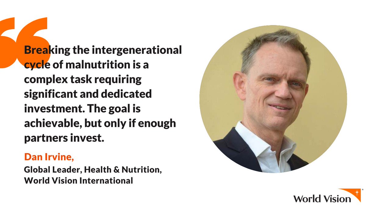 WorldVision's tweet photo. Our Health and Nutrition Chief, Dan Irvine, emphasizes that when it comes to ending child malnutrition, investing in prevention is far more effective than trying to cure it later. 🌟🍏
Read more: https://t.co/ijdZk4DyZD
#UNGA78 #WorldVisionViews #UNGA #Enough https://t.co/RAvURJQw27