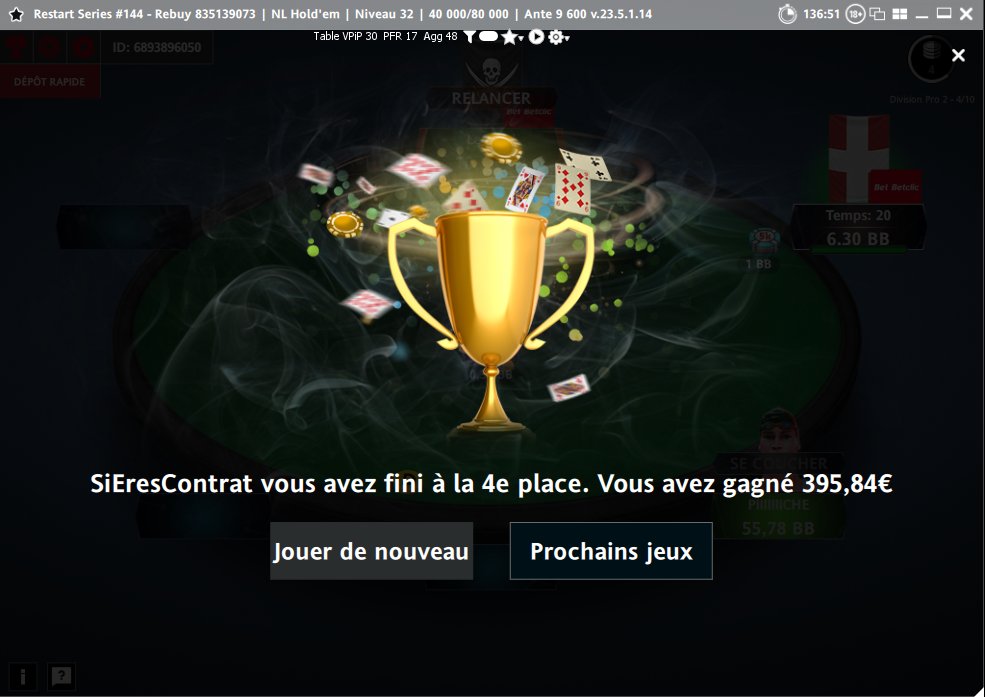 Encore poteau ... 🍫🍾😀