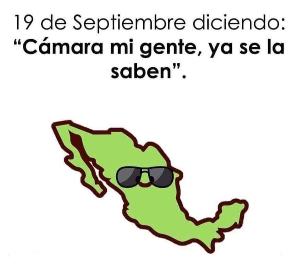 laloch2018's tweet photo. #AlertaSísmica #SimulacroNacional2023 #Sismo mañana  #19Sep #19deSeptiembre #Mexico  no es x asustarlos pero AGUAS 😜 https://t.co/e0xkGSAmyq