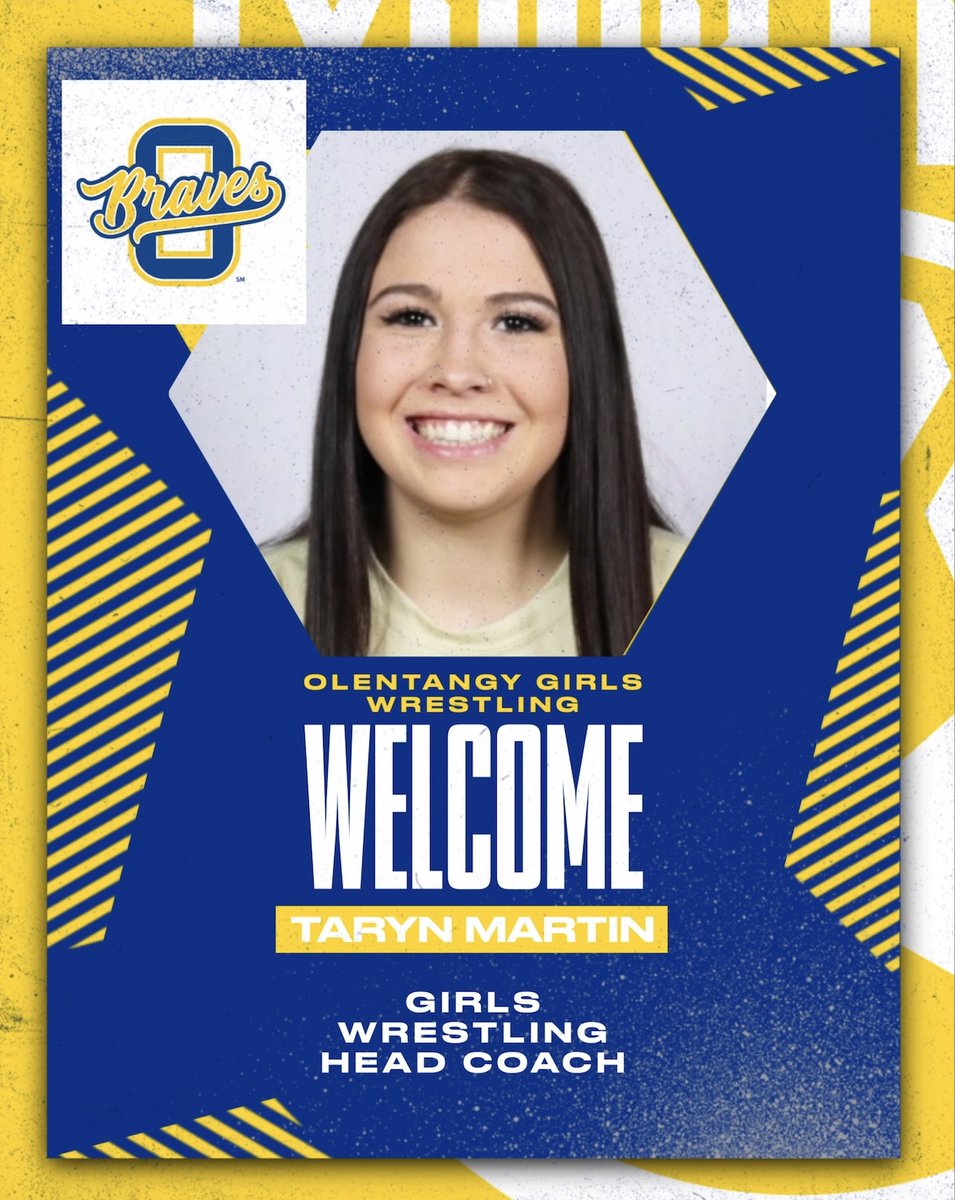 OHSGirlsWres's tweet photo. Excited to have such an advocate for girls wrestling, and an accomplished athlete lead our girls. WELCOME  2X state champ and NCAA qualifier Taryn Martin!  @OHSathletics @olentangywrest1 @Taryn_2600 https://t.co/S7Llig2E43