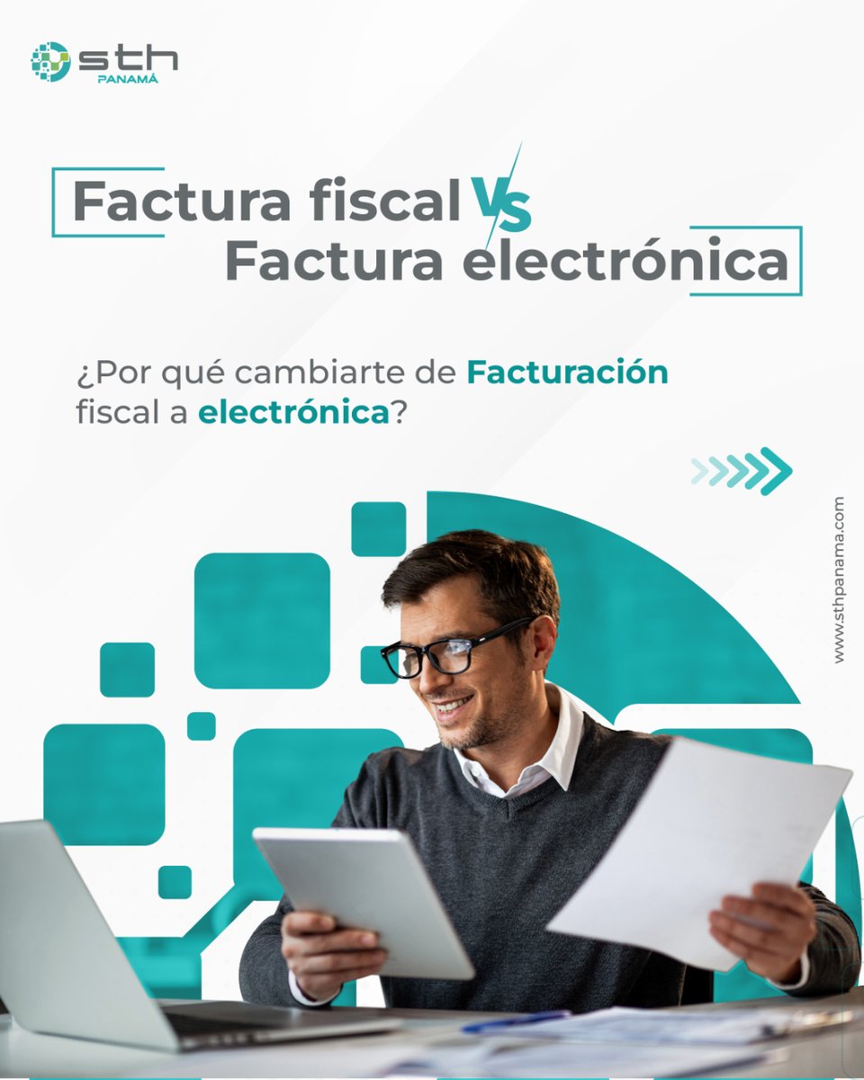 sthpanama's tweet image. 📢 ¿Por qué dar el salto a la Facturación Electrónica? 💼
 Emite facturas directamente al correo de tus clientes con un simple clic. 📧
Descubre todos los beneficios de la facturación electrónica.
#Panama #Facturaelectronica #Equiposfiscales