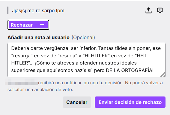 JoGonBa's tweet photo. Hay cosas con las que no se bromea, aunque lo más triste es que buena parte de los que lo hacen suele ser por llamar la atención sin saber muy probablemente ni de qué están hablando (si les dices que eso fue de la guerra de Vietnam se lo creen) #Twitch #Moderatorsbemoderating https://t.co/zF9G7hyiVZ