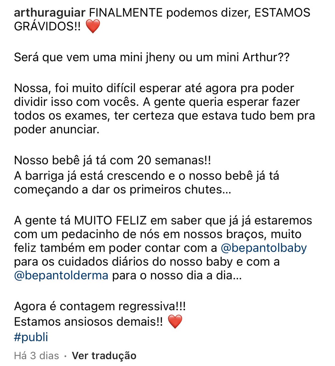 bicmuller's tweet photo. O Arthur Aguiar anunciou a gravidez da namorada com UMA PUBLI e 3 dias depois terminou com ela 🫠🫠🫠 https://t.co/gI7JOGpAvQ