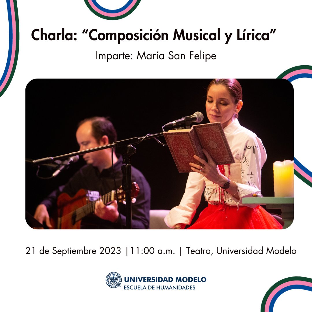Acompáñanos a la charla de la compositora <a href="/mariasanfelipe/">Maria San Felipe</a> que realizaremos el jueves 21 de septiembre a las 11 a. m. en nuestro teatro. Regístrate en este enlace para asistir forms.office.com/r/NgPTz8fxsu
