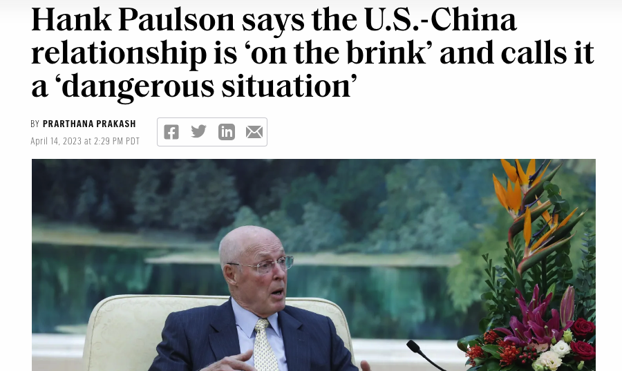 bpcostello's tweet photo. Who is running @SECGov — @garygensler, or is it the Xi Jinping & the CCP interlocutor, Hank Paulson? Gensler's April 2023 schedule shows repeated meetings with Paulson. Why is Gensler burying Chinese executives misconduct? Is Paulson FARA-compliant while seemingly working to safeguard elite donors' investments in China?https://t.co/Y9ZT4NkhRZ