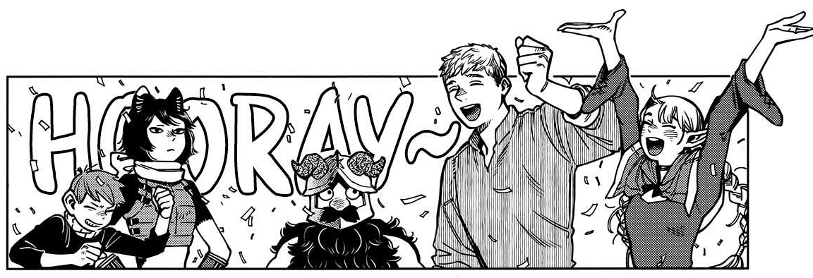 Read the final chapter of Dungeon Meshi
I am content 