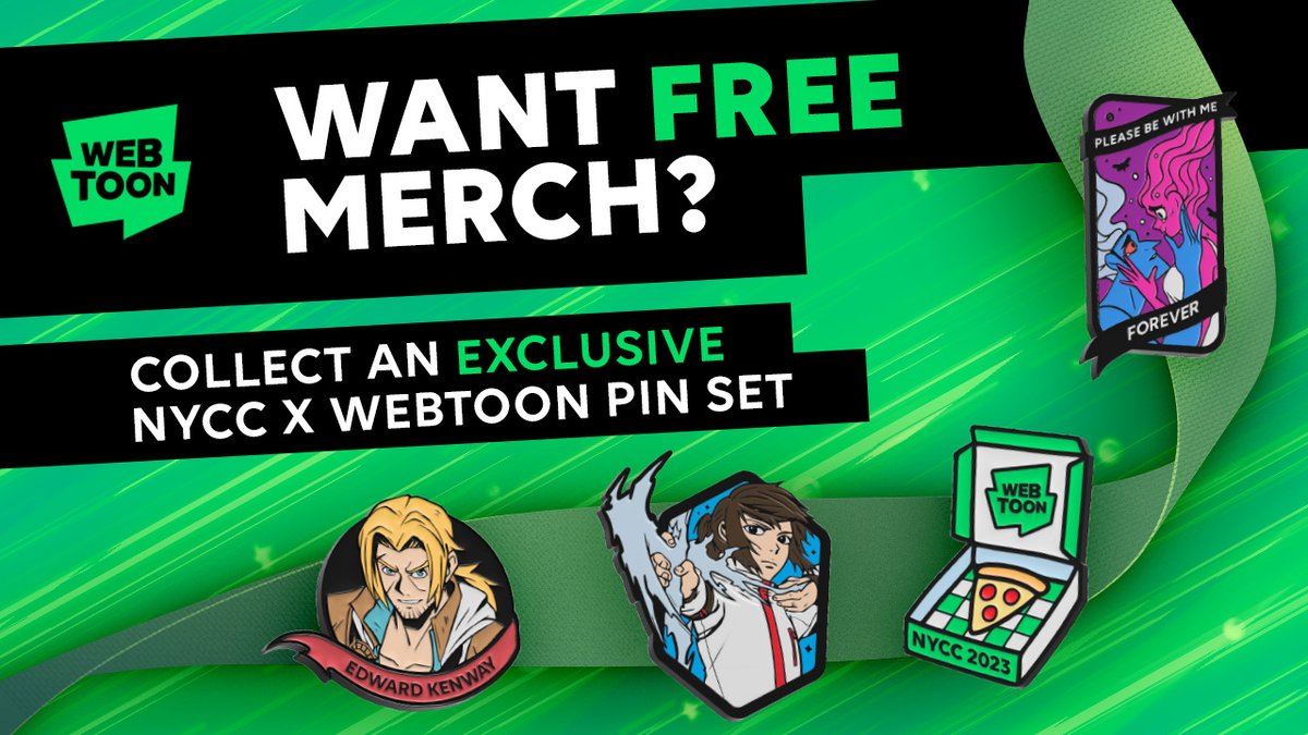 🚨Need more pins for your collection? 🚨 You read, you get! Read Assassin's Creed: Forgotten Temple on WEBTOON to get this exclusive NYCC WEBTOON pin set.💚 webtoons.onelink.me/Jzmu/xzdpilda #WEBTOON #NYCC2023 #ad @webtoonofficial