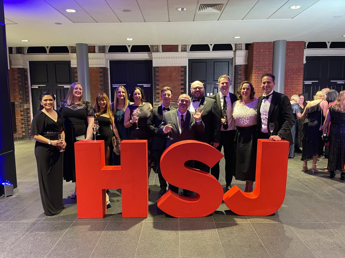 Here is some of our team that made it all happen @SalfordRoyalCCU. We wish our whole unit could be here, nothing would have changed without everyone working together. @HSJptsafety @NCAlliance_NHS @SalfordCO_NHS