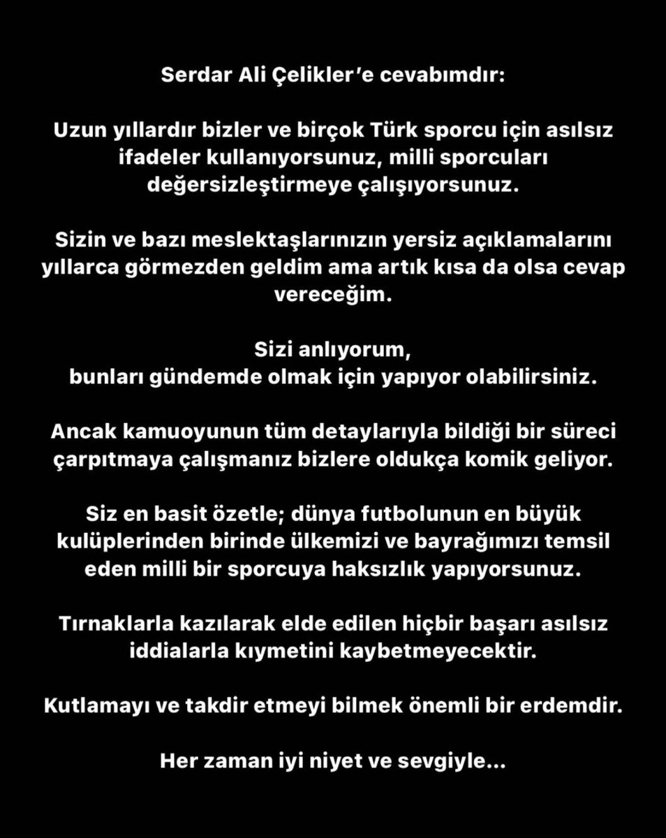 Altay Bayındır’ın Menajeri Sefa Seyrek'ten, Serdar Ali Çelikler'in asılsız iddialarına cevap geldi.