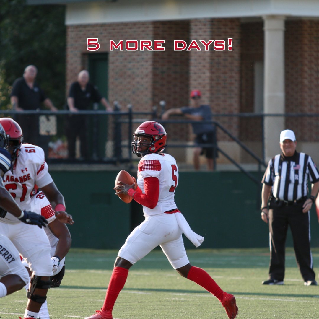 5 more days until the Panthers are back in Callaway Stadium! LC takes on Huntingdon on Saturday at 1 p.m.
Theme is red out, so wear your red LC Panther gear!