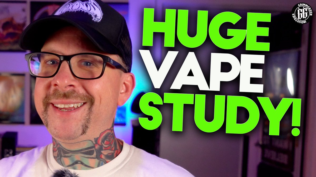 GrimmGreen's tweet photo. Just the largest and most extensive #vape study ever done in the United States.  

"No matter how we looked at it, those who got the e-cigarette product demonstrated greater abstinence and reduced harm as compared to those who didn't get it." 🤷🏻‍♂️

https://t.co/LPqLXC7tVk https://t.co/vTw11fO7nr