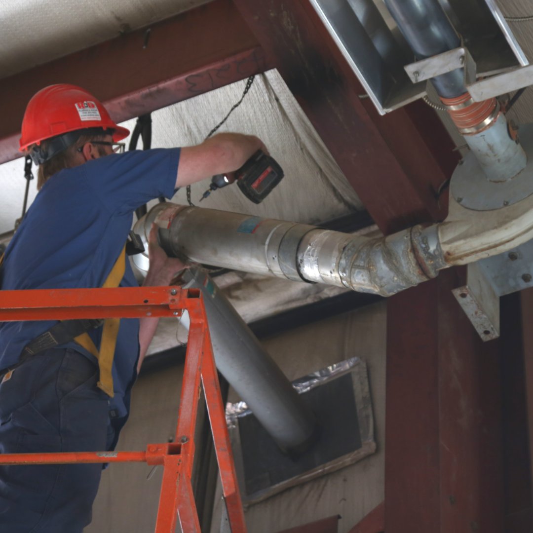 We service commercial and industrial shop heaters too! Let us know if you need a new installation or some work done on your existing setup.