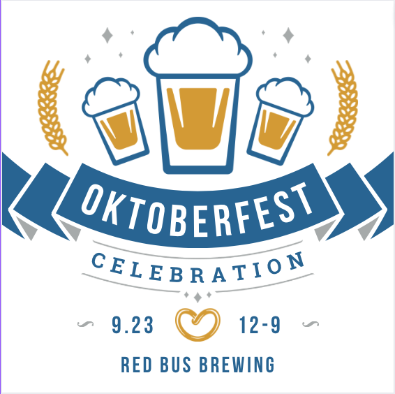 Come join us for our 2023 Oktoberfest Celebration. The party goes all day: Live Music in the afternoon and evening. Tapping of our 2023 Schmids and Giggles Festbier. We're serving up delicious Brats and Weisswurst in the afternoon and an Oktoberfest-style pizza in the evening.