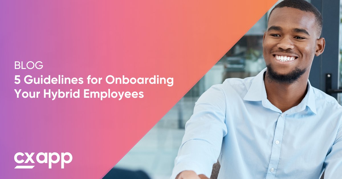 What's the most effective way to onboard 🤝 your hybrid employees, especially when your people are in multiple locations 🌎? Make sure to follow these 5 key guidelines: hubs.la/Q022BkGL0
#Onboarding #EmployeeExperience #EmployeeEngagement