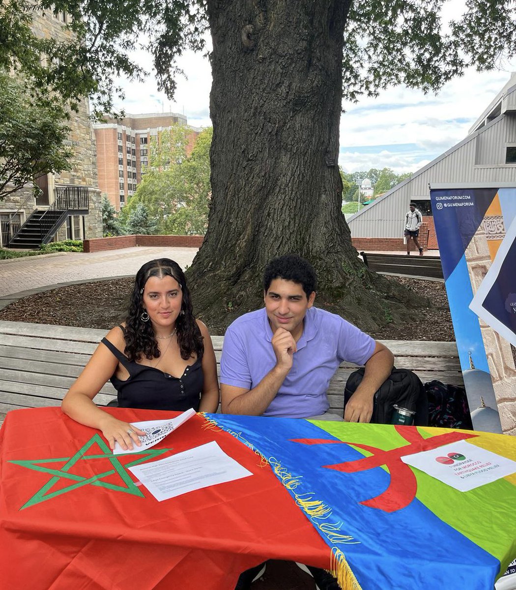 GUMENAForum's tweet photo. Stop by our fundraiser in front of ICC today! #HoyaSaxa

The MENA Forum at Georgetown SFS is collecting donations for the #Morocco &amp; #Libya emergency relief efforts. Please consider donating by visiting our table in front of the SFS Intercultural Center any time before 5pm today. https://t.co/F3W5SAv5OO