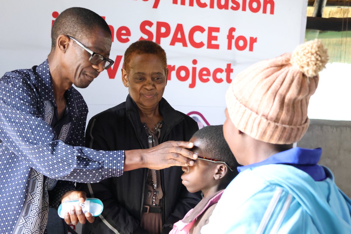 FACTzim's tweet photo. Creating an enabling environment for equal participation &amp; opportunities, leaving no one behind.
#snippets from today's distribution of assistive devices for project participants with disabilities under the @UsaidZimbabwe supported SPACE for OVC project which was held in Mutare. https://t.co/s8htUrdh38