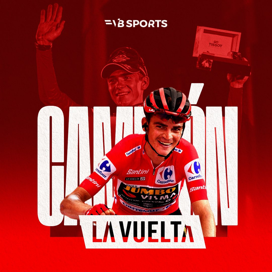 ¡Sepp Kuss 🇺🇸 campeón de <a href="/LaVuelta/">La Vuelta</a> a España! 🚴‍♀️🥇

Felicitamos al estadounidense, pero también a todo el equipo de VB Sports que trabajó en la 78° edición de la histórica competición. 👏