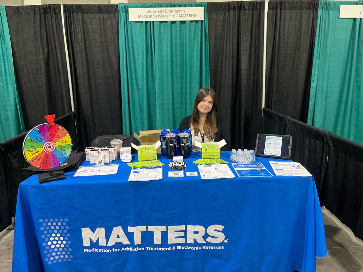 Last week, MATTERS participated in the Alcohol and Substance Abuse (ASAP) annual conference to raise awareness on our program.

As more providers sign onto our #rapidreferral platform, patients will have more options on where to follow up for treatment.