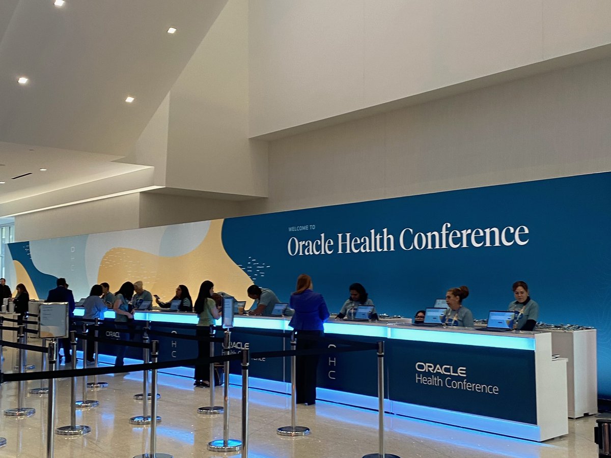 dtfeinberg's tweet photo. #OracleHC is officially underway! 

Stay tuned—I’ll be playing doctor later today in Las Vegas. I hope I remember how to use a stethoscope! https://t.co/DAeswuxleL