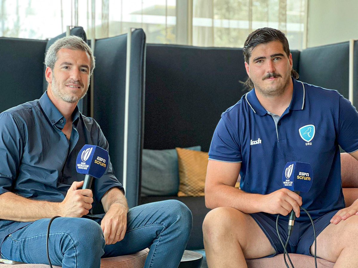 #RWC2023 | Disfrutamos de un mano a mano junto a <a href="/GerKessler/">Ger  Kessler</a> desde Niza. El Hooker jugará el miércoles como titular frente a Italia y nos contó sus sensaciones.

Mañana por <a href="/ScrumESPN/">ScrumRugby</a> / <a href="/StarPlusLA/">starplusla</a> 🖥️ 

Ph: <a href="/manupicoestrada/">manupicoestrada</a>