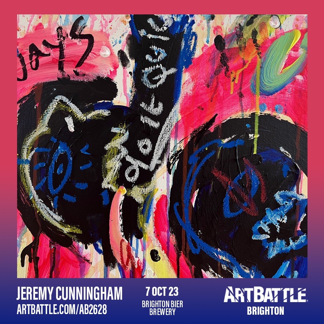 Our Jeremy will be taking part in an Art Battle at the @BrightonBier Taproom if you're around on Sat 07 Oct from 6pm - 12 artists, 3 rounds 💪🎨 🎟️ eventbrite.com/e/art-battle-b…