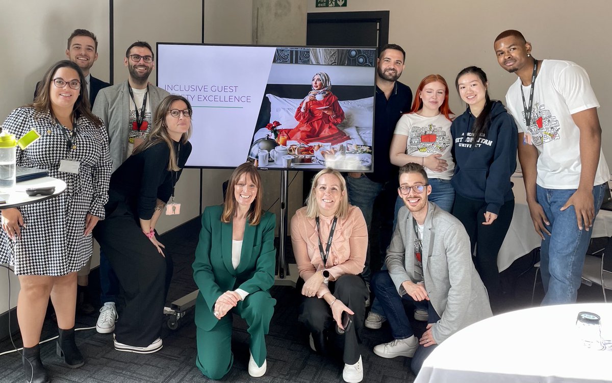 Monday motivation right there ⬇️ I L❤️VED starting my week with this incredible team ⁦<a href="/innsideuk/">INNSiDE UK</a>⁩ #Manchester for our new Inclusive Guest Excellence Course #hotel #training #diversity