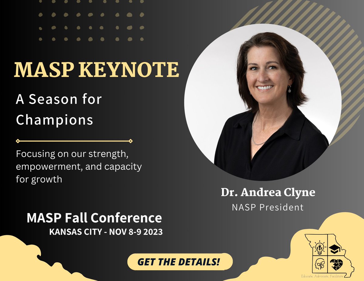 It's time to register for our Fall Conference, and you won't want to miss our incredible keynotes and breakout sessions. #MOSchoolPsychsCan
Register here --> maosp.wildapricot.org/event-5393057