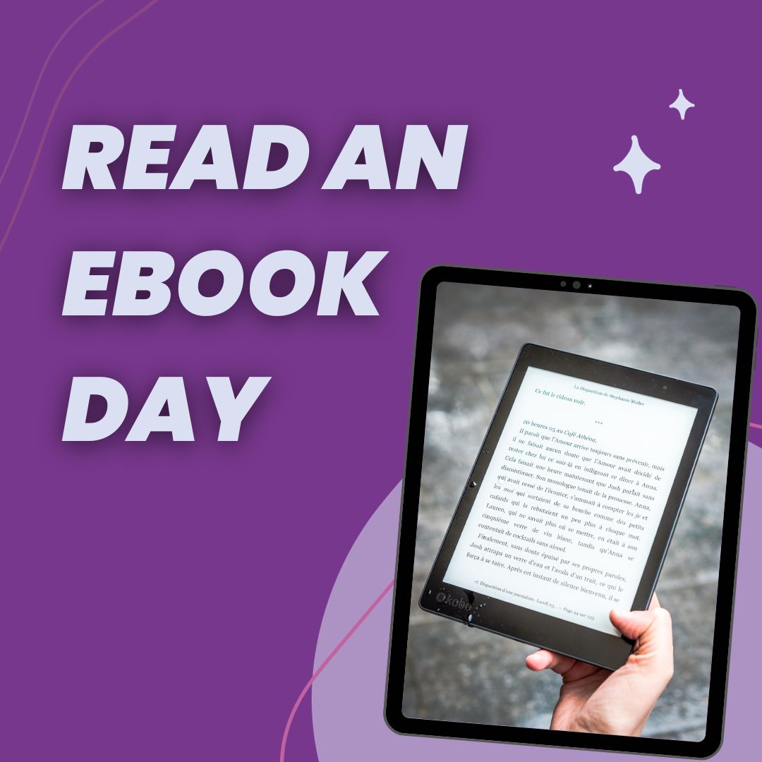Today is Read an Ebook Day! Tell us in the comments what you are reading!