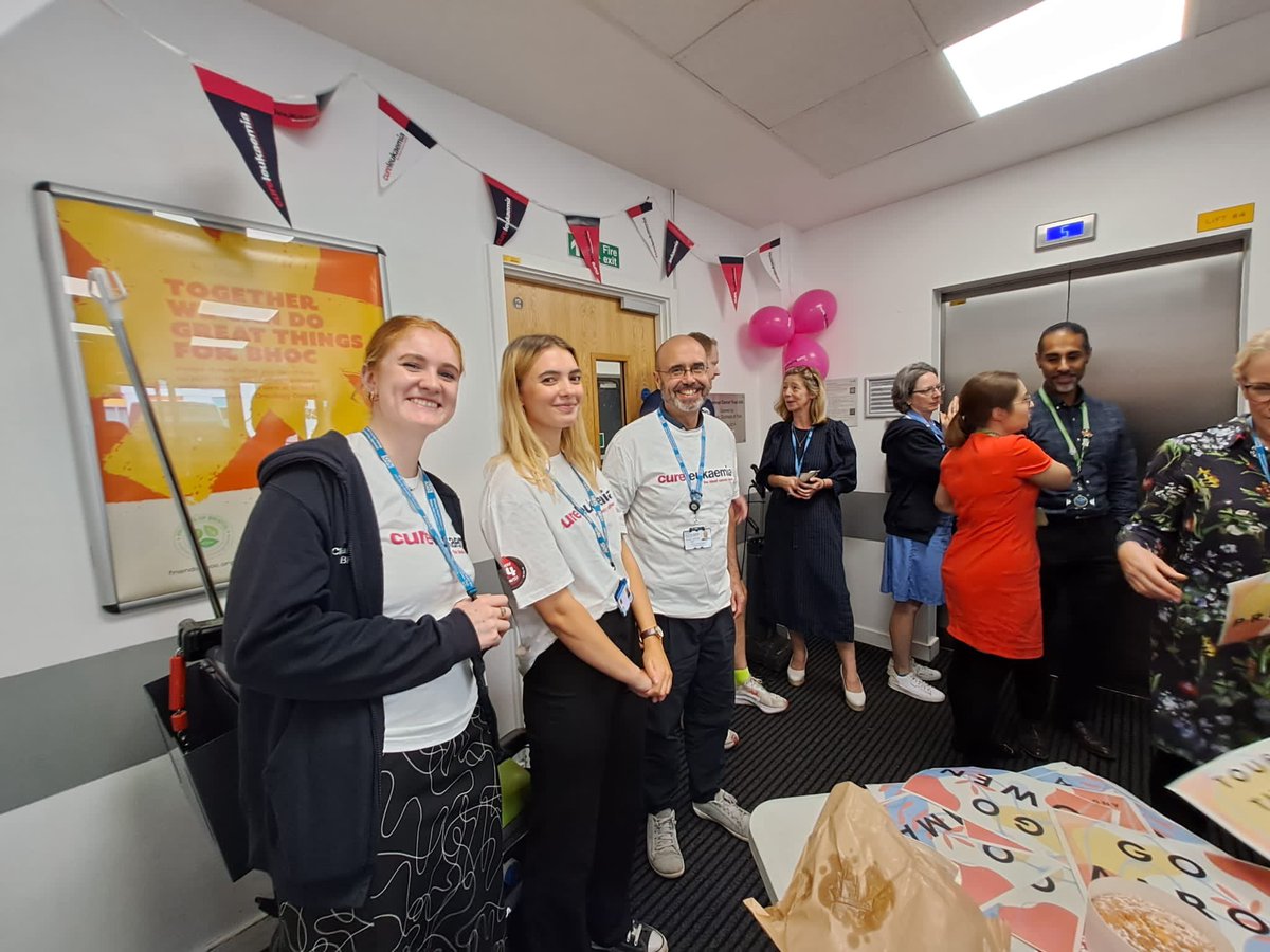 JETeasdale's tweet photo. The dream team/Haem team donning their @CureLeukaemia tees. Constantly impressed by these guys. Doing a cracking job and looking forward to opening some great trials in the near future. https://t.co/jLpmyeaaHn