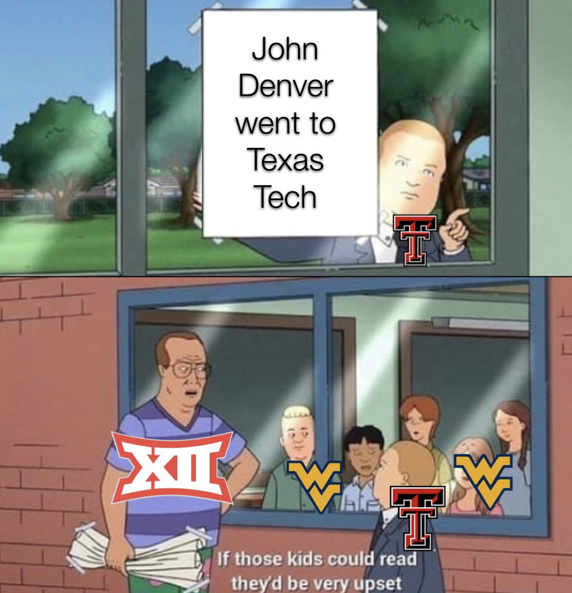 TalkinTechPod's tweet photo. It’s WVU week so I’ll bust out this classic https://t.co/q0HeofzVWO