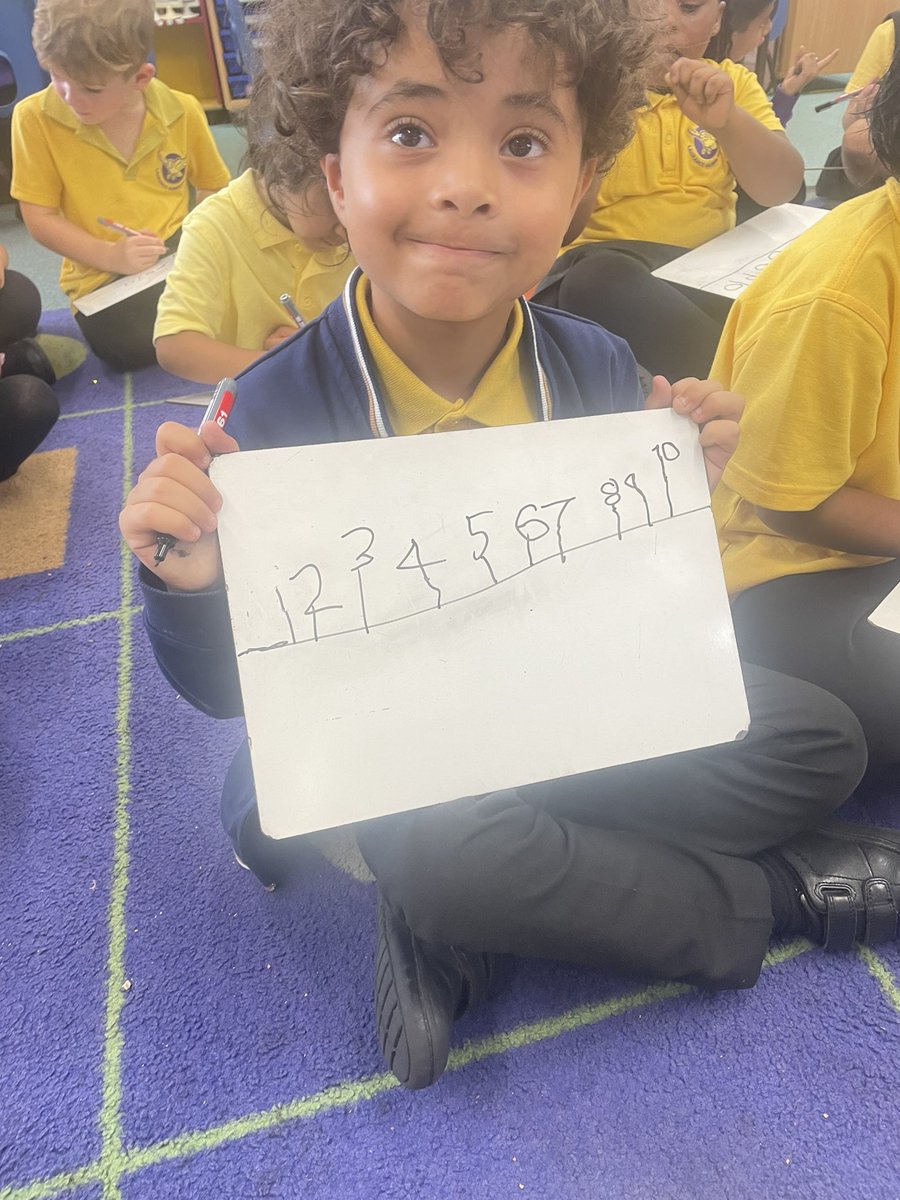 MissDunworthLHS's tweet photo. Some great number lines in Year 1 today! The children enjoyed playing a game with their partner where they identified missing numbers 1️⃣2️⃣3️⃣@missmcnamaralhs @MissBanksLHS @HeadLHS @LHS_Watford @MathsLHS https://t.co/73pCfR4tT8