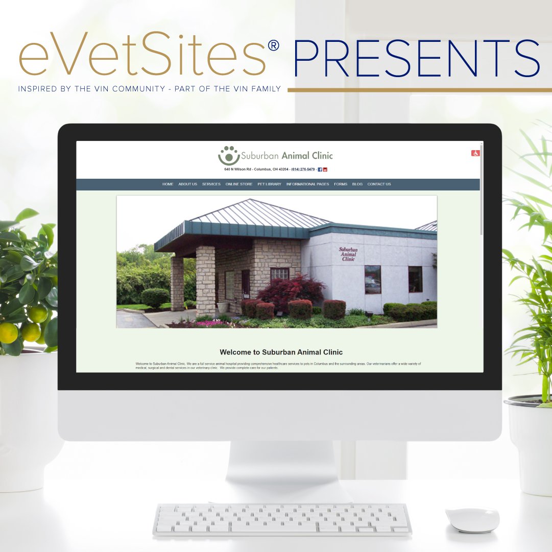eVetSites's tweet photo. Featuring your clinic's front door helps future clients recognize your building and find you faster. Send a picture of your entrance to eVetSites and we will use it to customize your website. Take a look at what we did for https://t.co/7yKS8QF6sn. https://t.co/YYZOylzpx9