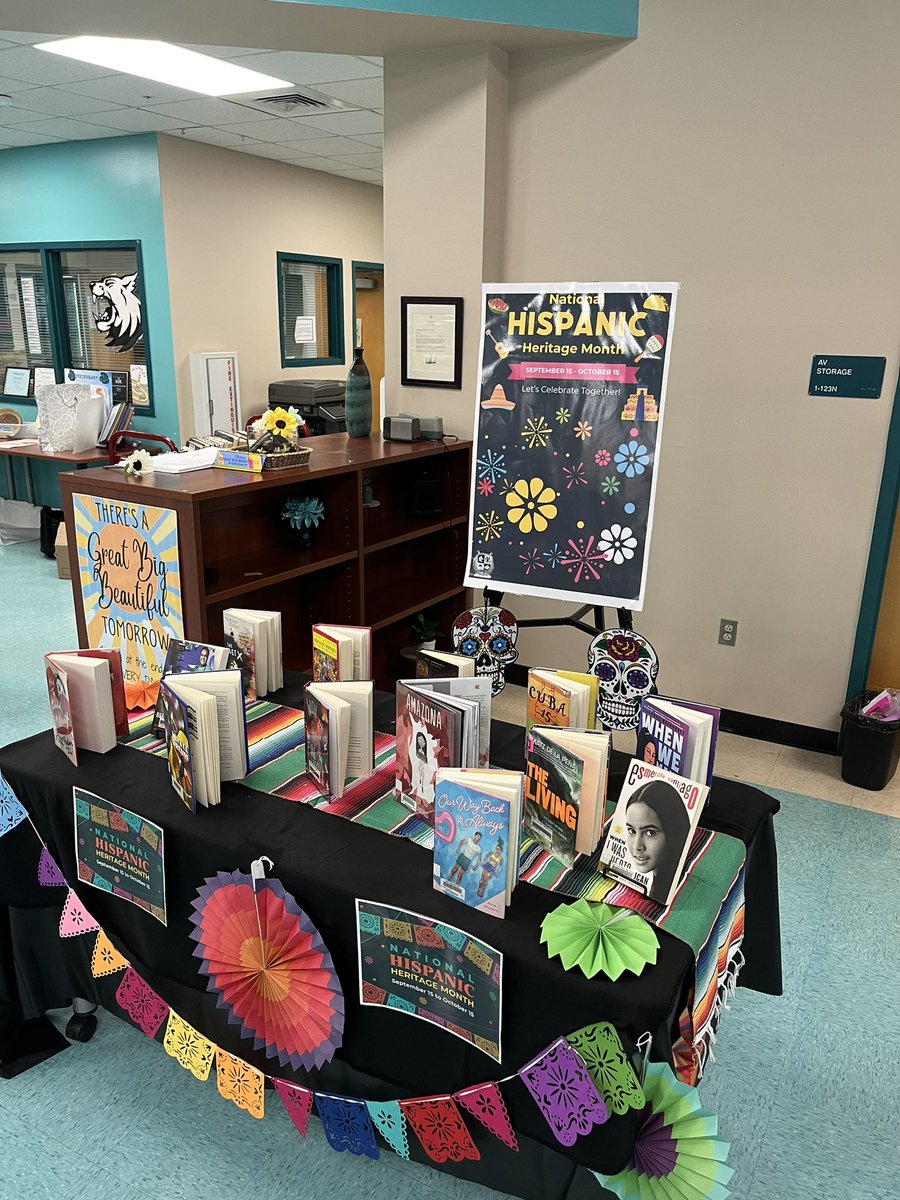 Josh Schmidt (@jschmidtpbcsd) on Twitter photo Hispanic Heritage Month is here, and students are excited to see the new display in the Media Center at <a href="/RPBHSOfficial/">Royal Palm Beach HS</a> Hispanic Heritage Month is here, and students are excited to see the new display in the Media Center at <a href="/RPBHSOfficial/">Royal Palm Beach HS</a>