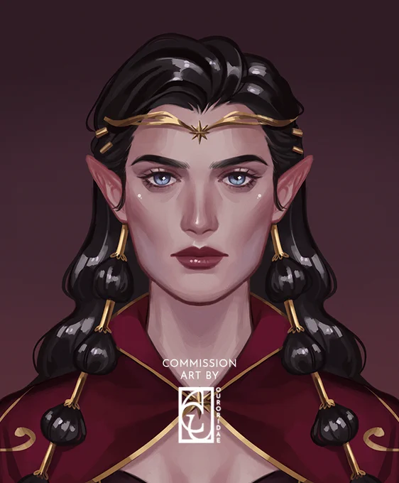 Portrait Commissions for @/lirille (tumblr) 