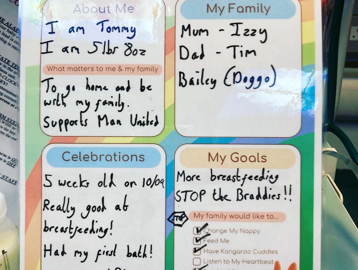 To celebrate the launch of our “This Is Me” cards this month, this lovely family kindly let us share their magical goals, celebrations and milestones for their NICU stay. We truly appreciate feedback &amp; parent engagement with our latest project! #familymatters #parentsaspartners