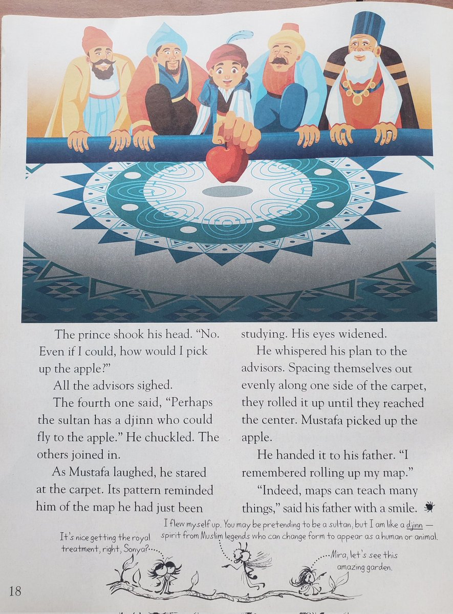 My art in Spider magazine #kidlitart #kidlit #childrensbooks #illustration